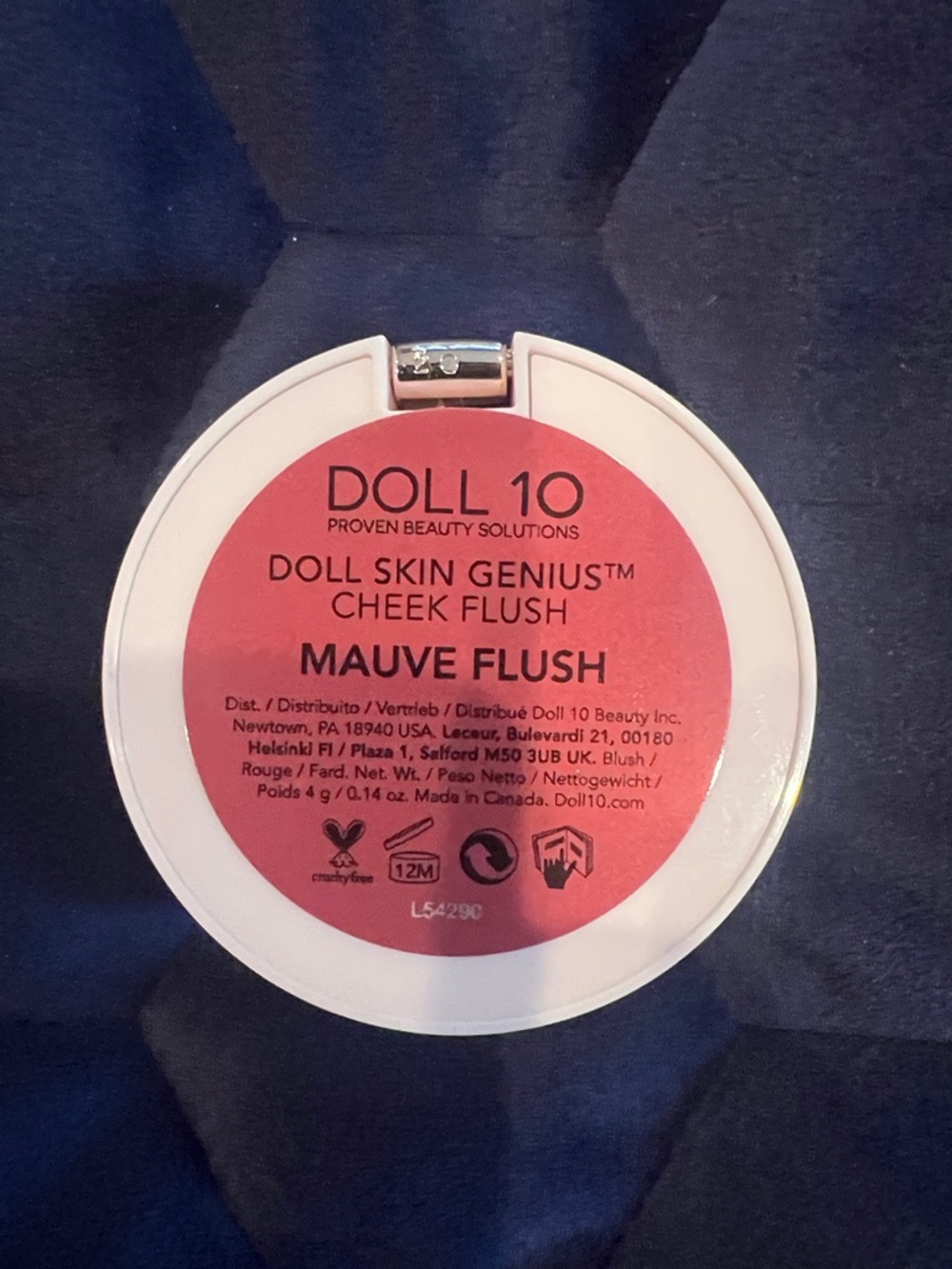 DOLL 10 Cheek Flush / Mauve. Like New. Sampled 1X with Q-tip only. - Picture 2 of 4